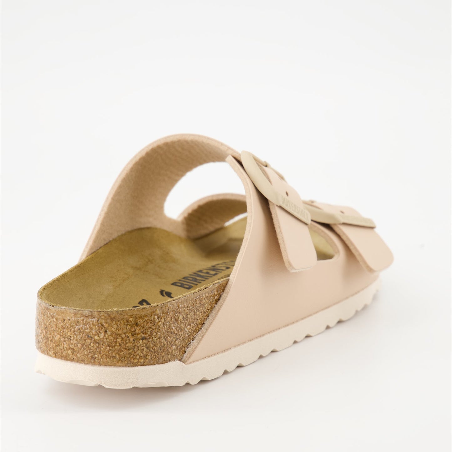 Birkenstock, Arizona sandals, Birko-Flor, light beige sandals, luxury footwear