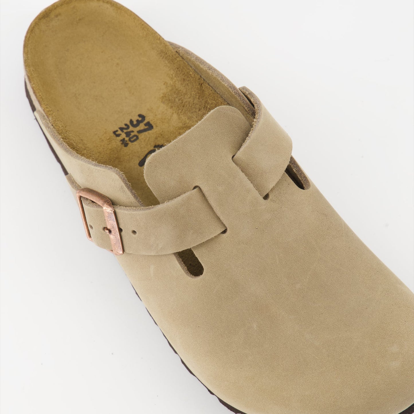 Birkenstock, Oiled Leather Mules, Beige Mules, Luxury Footwear, Comfortable Mules