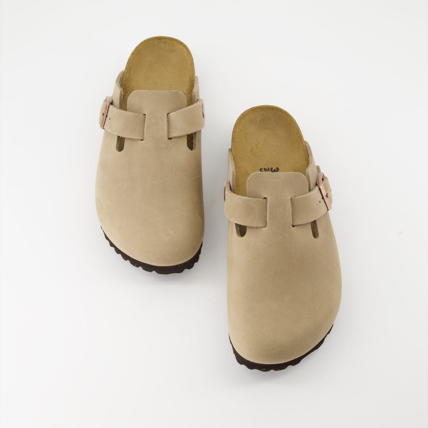 Birkenstock, Oiled Leather Mules, Beige Mules, Luxury Footwear, Comfortable Mules