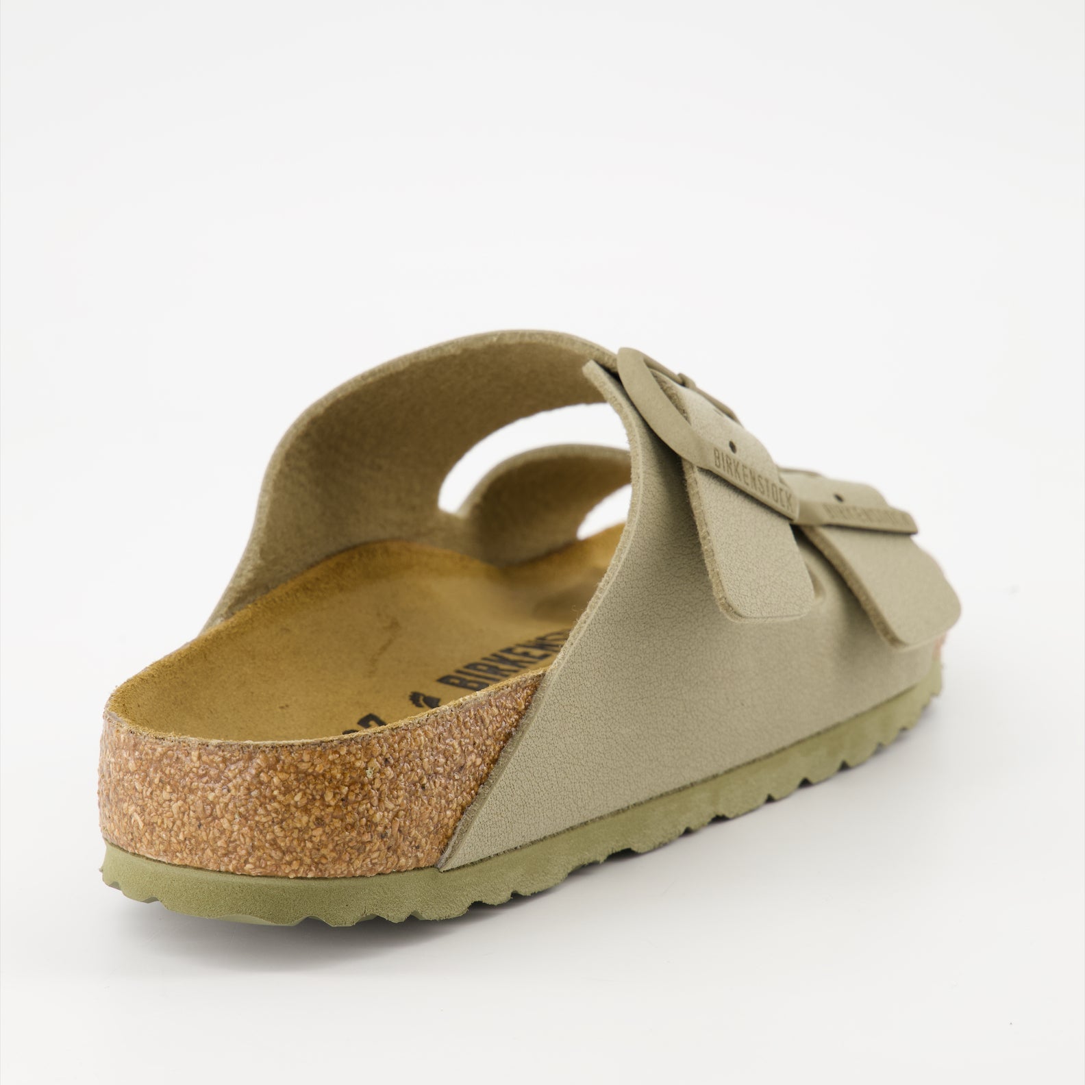 Birkenstock Arizona, khaki sandals, Birko-Flor sandals, comfortable luxury footwear, women's designer sandals