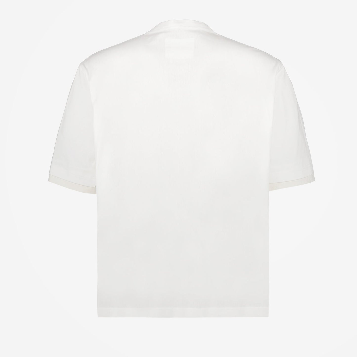 Sacai Pocket Tee, Luxury White T-shirt, Designer Tee, Elegant Men's Clothing, High-end Fashion