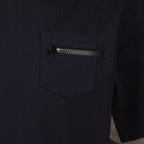 luxury T-shirt, blue T-shirt, Sacai T-shirt, stylish pocket T-shirt, premium men's fashion