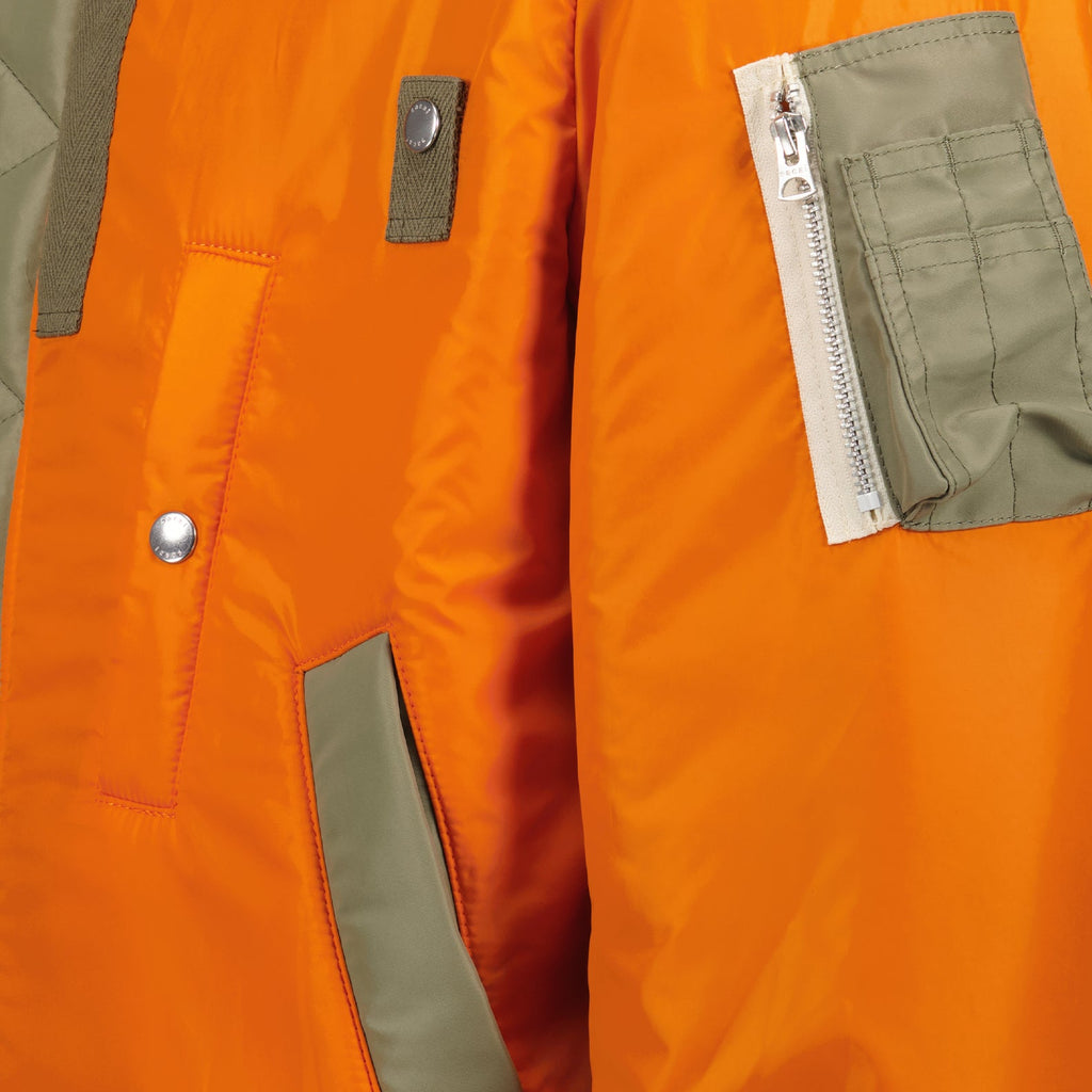 Chaqueta Bomber de Nylon Reversible