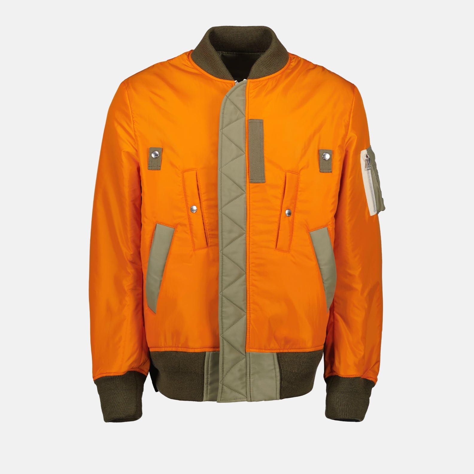 Chaqueta Bomber de Nylon Reversible