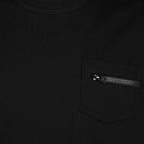 Camiseta Negra con Bolsillo