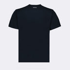 luxury t-shirt, Sacai designs, navy zip-up, premium men's fashion, elegant casual wear