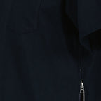 luxury t-shirt, Sacai designs, navy zip-up, premium men's fashion, elegant casual wear