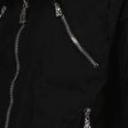 cropped jacket, black nylon jacket, L8 Studio, luxury outerwear, unisex fashion