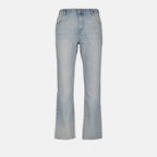 Image of Straight-cut washed jeans by Courreges for Men - Season Spring-Summer 2024 - Front View