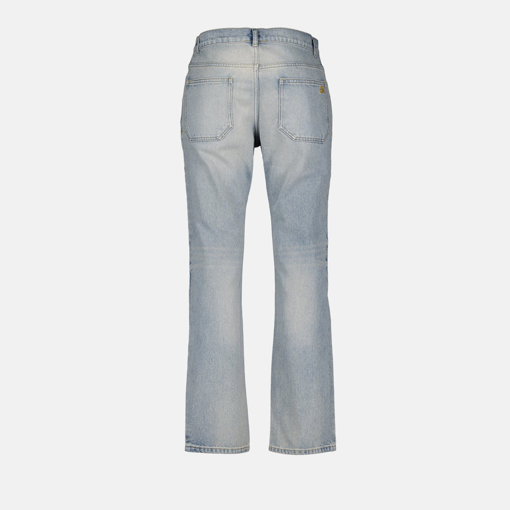 Imagem de jeans de corte direito lavados da Courreges para Homens - Temporada Primavera-Verão 2024 - Detalhe 2