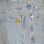 Image of Straight-cut washed jeans by Courreges for Men - Season Spring-Summer 2024 - Detail View 5