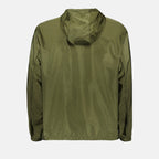 Prada windbreaker, Re-Nylon jacket, luxury outerwear, green fashion, sustainable men's fashion