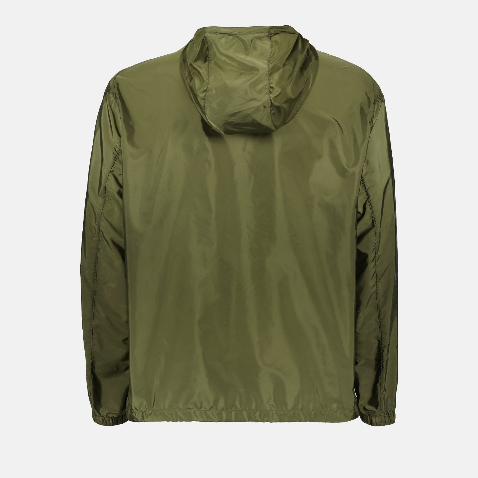 Prada windbreaker, Re-Nylon jacket, luxury outerwear, green fashion, sustainable men's fashion