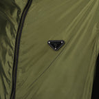 Prada windbreaker, Re-Nylon jacket, luxury outerwear, green fashion, sustainable men's fashion