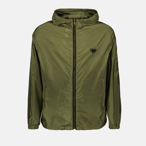 Green Re-Nylon Windbreaker