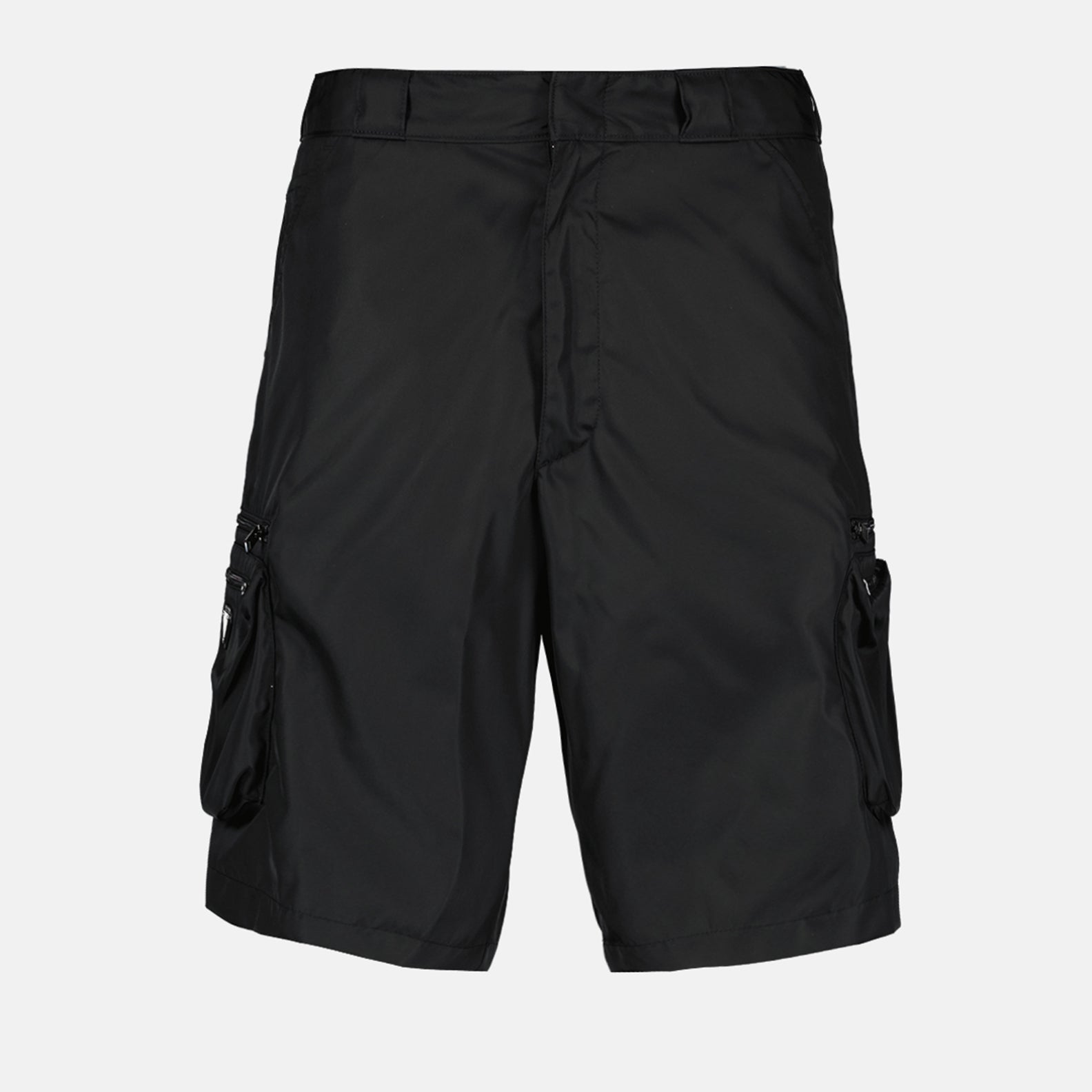 Prada, Re-Nylon, Cargo Shorts, Black Shorts, Luxury Fashion