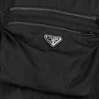 ブラック Re-Nylon カーゴショーツ