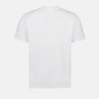 AMI Paris, White T-shirt, Red Heart logo, Luxury clothing, Casual elegance