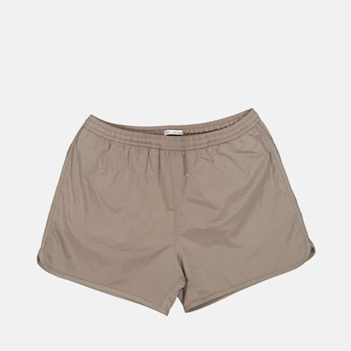 Beige Nylon Swim Shorts