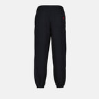 Ami de Coeur, black jogger pants, AMI Paris, luxury joggers, elegant sportswear