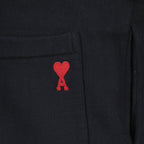 Ami de Coeur, black jogger pants, AMI Paris, luxury joggers, elegant sportswear