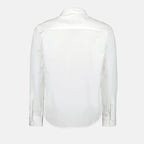 Classic white shirt, AMI Paris shirt, elegant white shirt, luxury wardrobe staple, timeless fashion piece