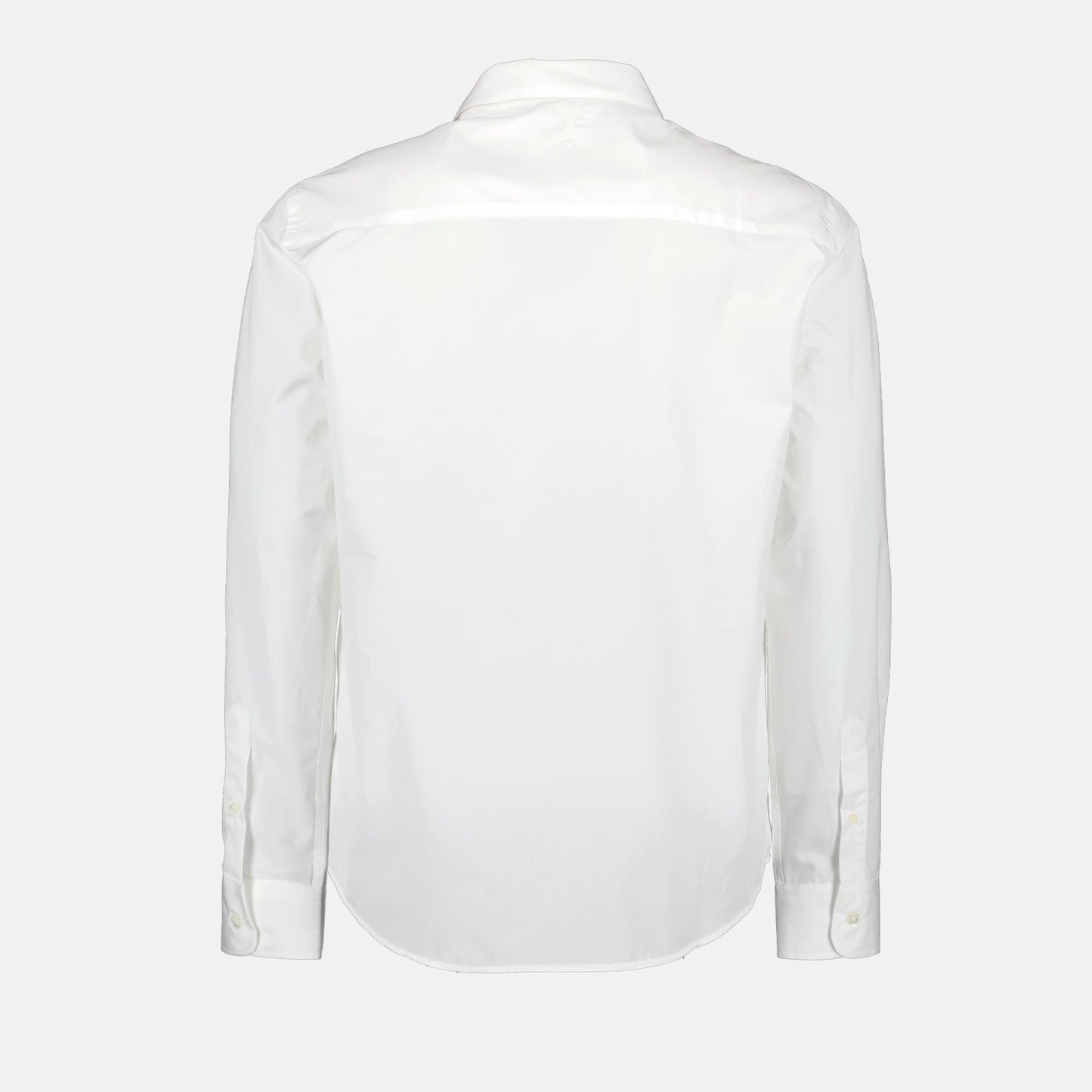 Classic white shirt, AMI Paris shirt, elegant white shirt, luxury wardrobe staple, timeless fashion piece