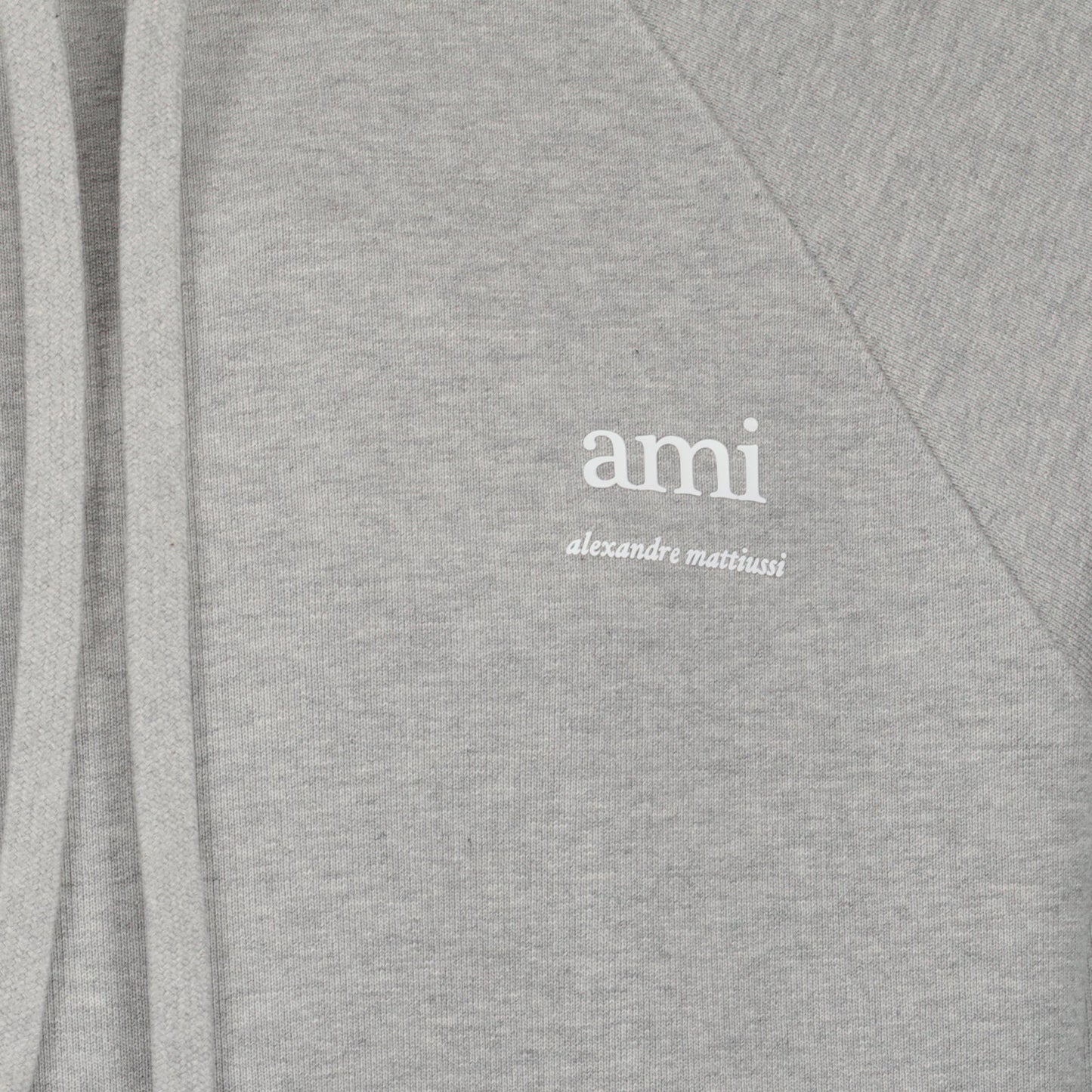 Grey hoodie, AMI Paris, luxury hoodie, unisex hoodie, designer hoodie