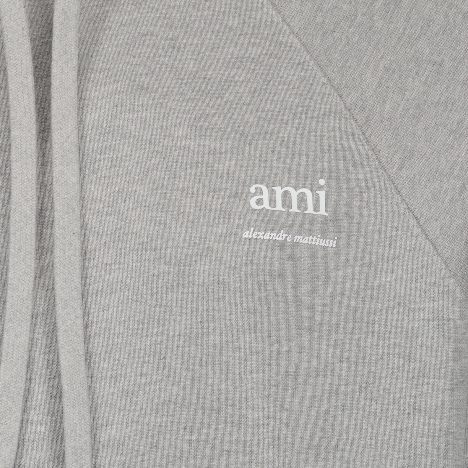 Grey hoodie, AMI Paris, luxury hoodie, unisex hoodie, designer hoodie