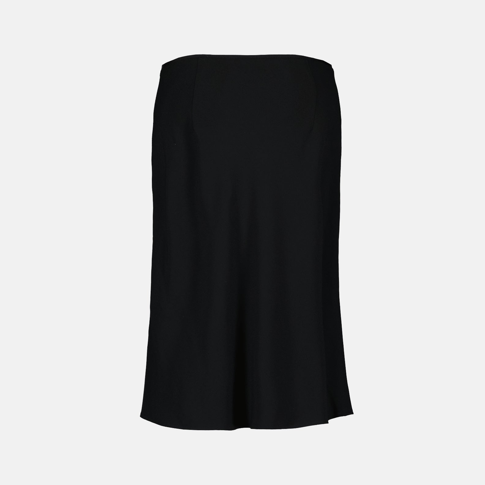 Jupe Midi Noire en Viscose