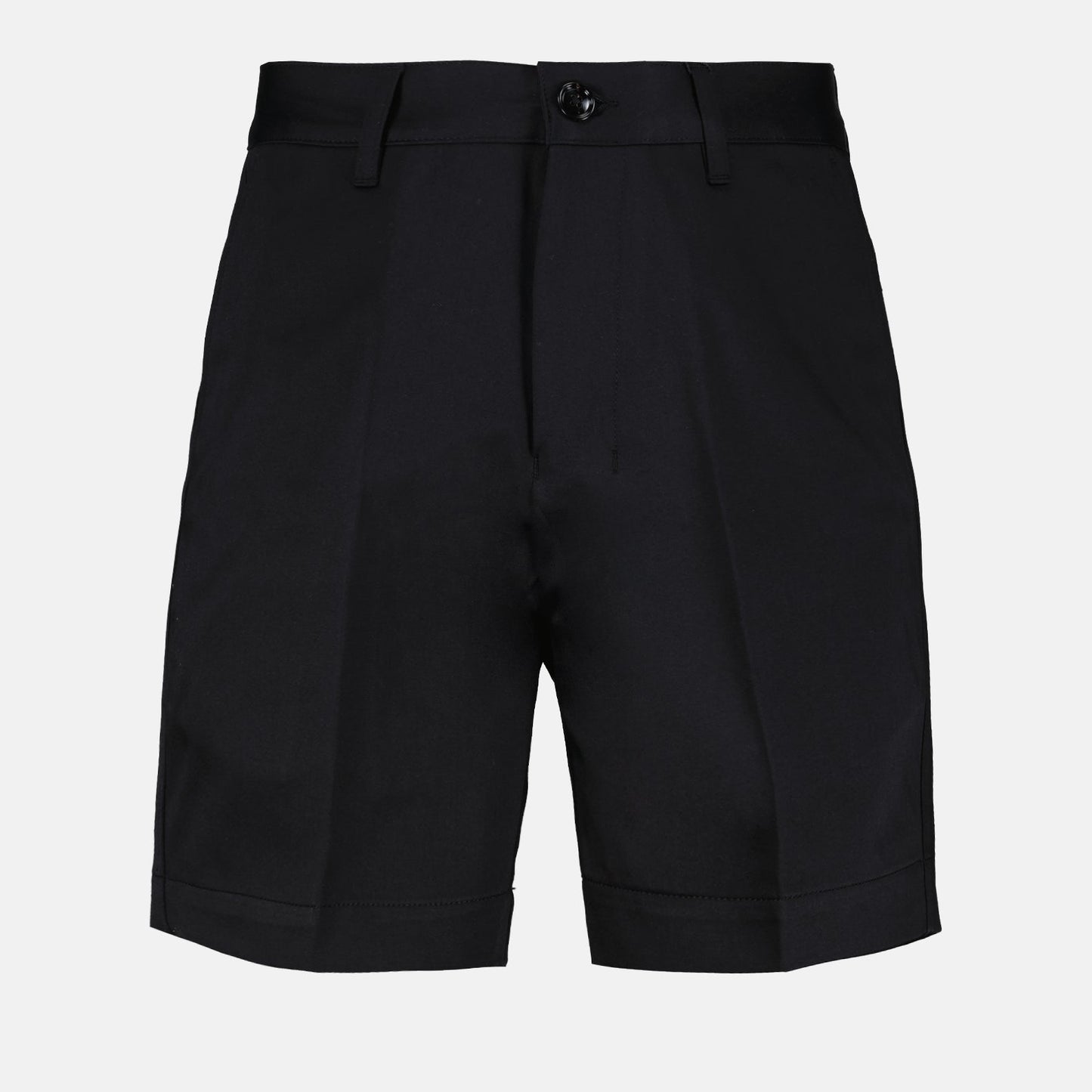 black chino shorts, AMI Paris, refined elegance, luxury wardrobe, sophisticated fashion