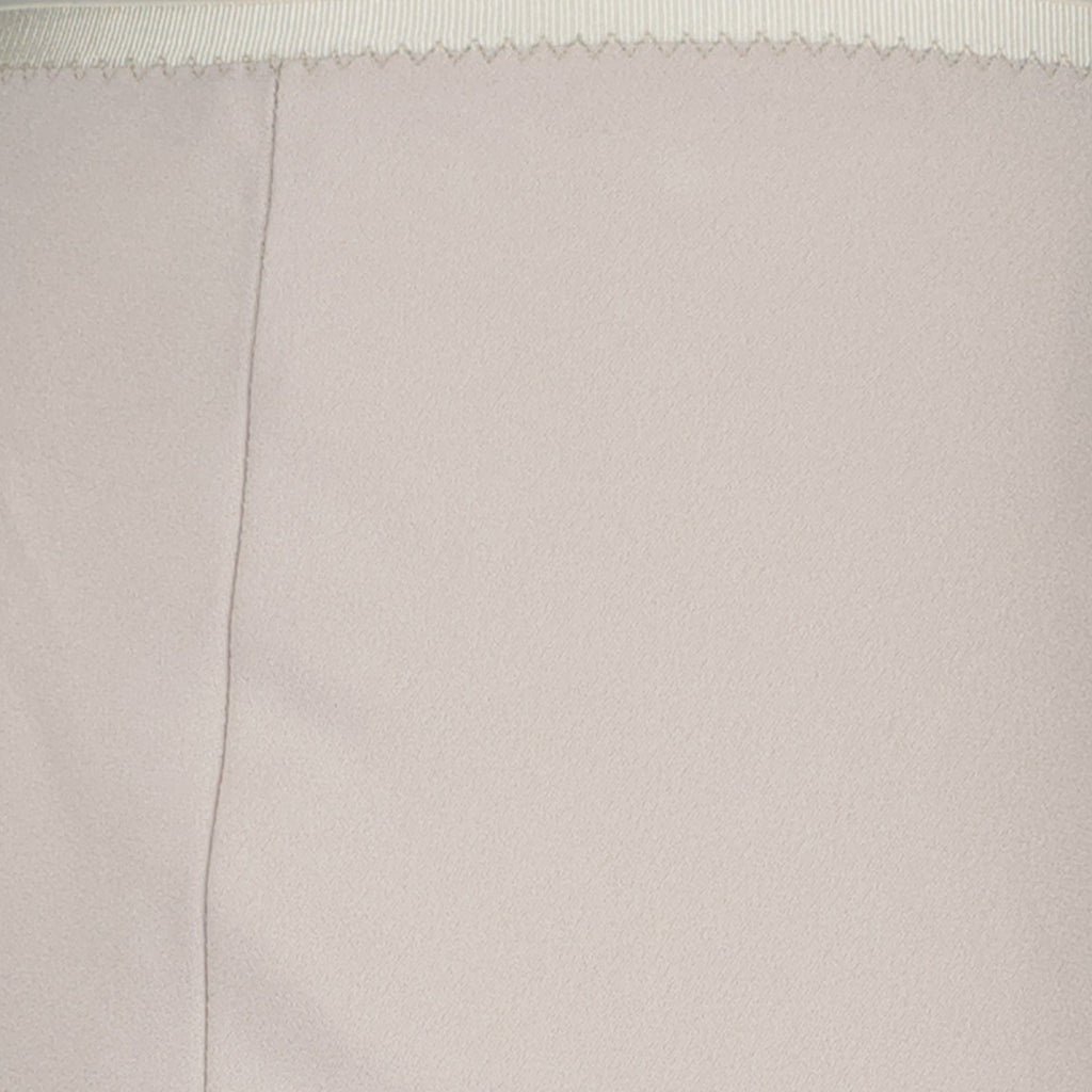 beige midi skirt, AMI Paris skirt, luxury viscose skirt, refined fashion, sophisticated wardrobe