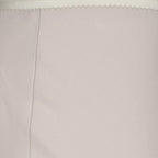 beige midi skirt, AMI Paris skirt, luxury viscose skirt, refined fashion, sophisticated wardrobe