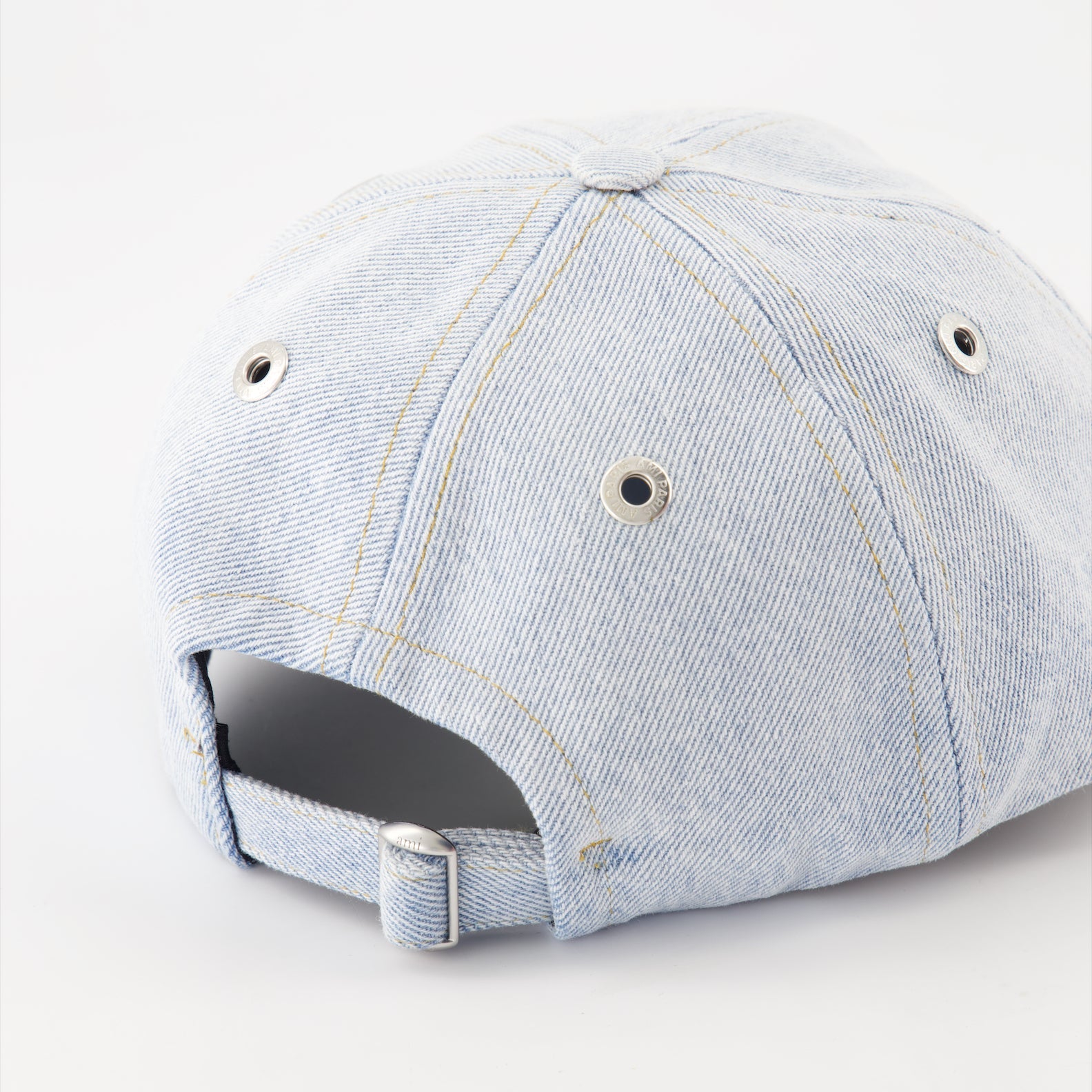 luxury cap, denim cap, AMI Paris accessories, Ami de Coeur cap, unisex cap