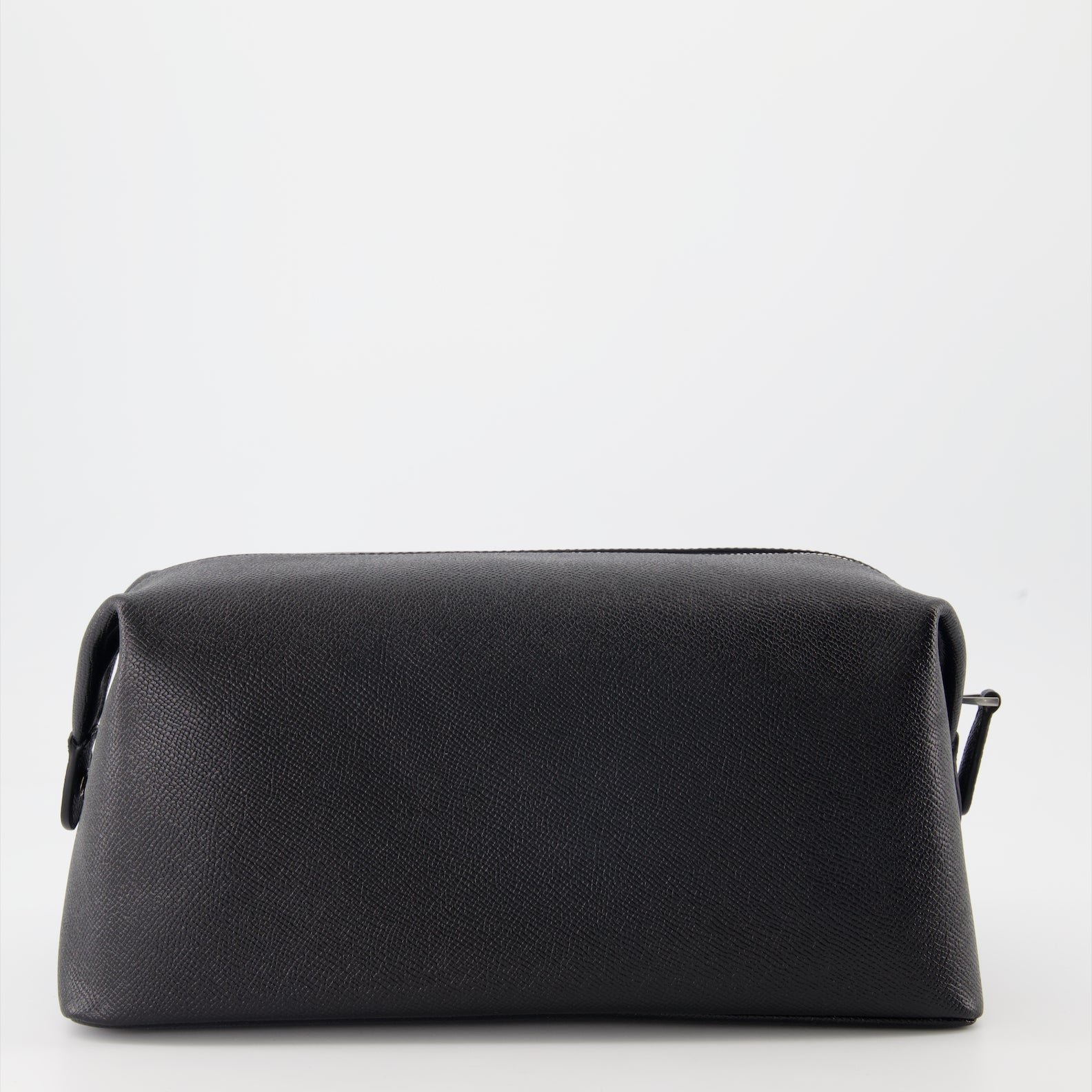 black leather pochette, Ami de Coeur, AMI Paris, luxury accessory, unisex pochette