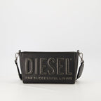 Diesel camera bag, black camera bag, unisex accessories, designer bags, brushed polyurethane bag
