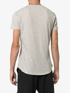 Gray T-shirt, Orlebar Brown, Men's T-shirt, Elegant Top, Cotton Garment