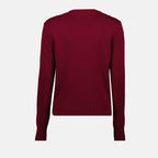 Ami Paris, Bordeaux sweater, wool sweater, Autumn-Winter 2025, long sleeve top