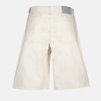 Dior shorts, white denim shorts, CD Heart Bermuda, luxury menswear, Dior Autumn-Winter 2024