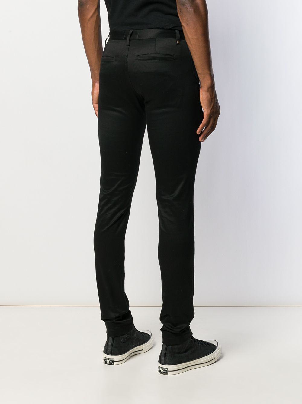 Saint Laurent, black chinos, men's luxury trousers, designer chinos, high-end men's fashion