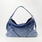Givenchy bag, denim bag, Voyou bag, adjustable strap, designer accessories