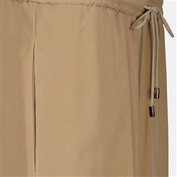 マックスマーラの女性用フルイドブラウンパンツの画像 - シーズン 春夏 2026 - 詳細ビュー 1