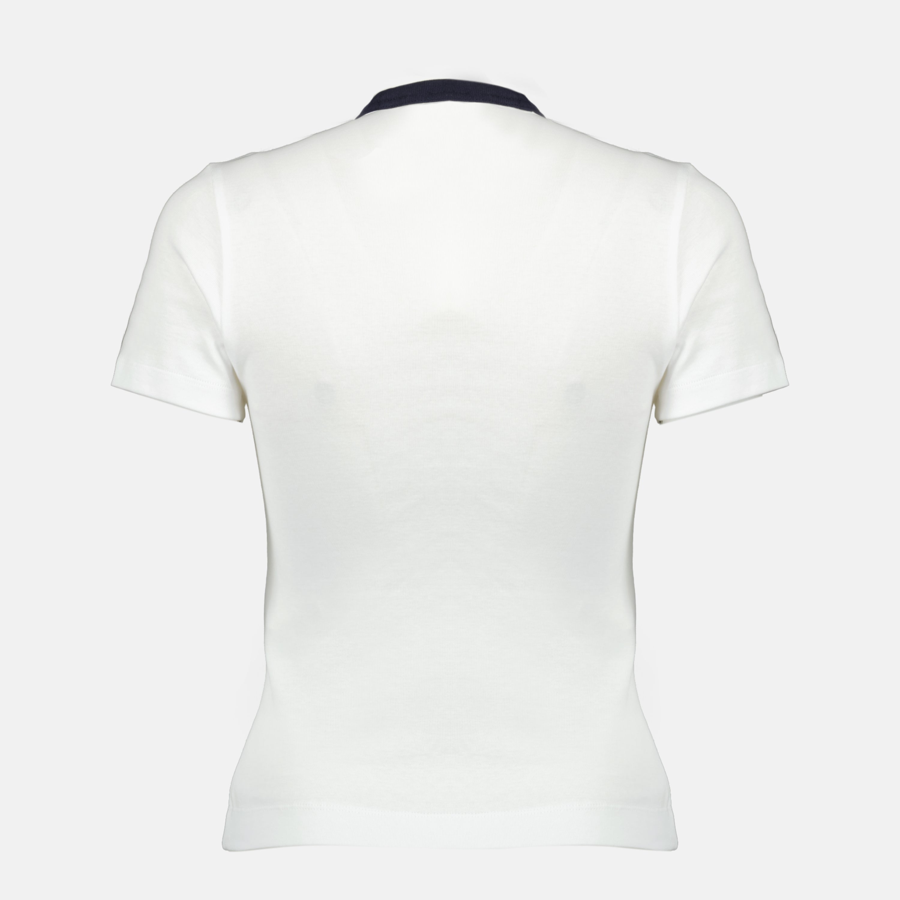 Image of White Logo T-shirt by Patou for Women - Season Spring-Summer 2026 - Back View