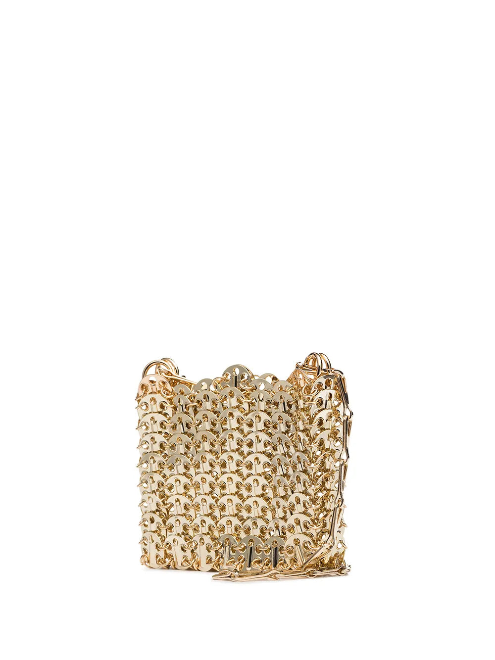 Iconic Nano Bag, Gold Metal Bag, Rabanne 1969 Bag, Metallic Handbag, Autumn Winter 2024