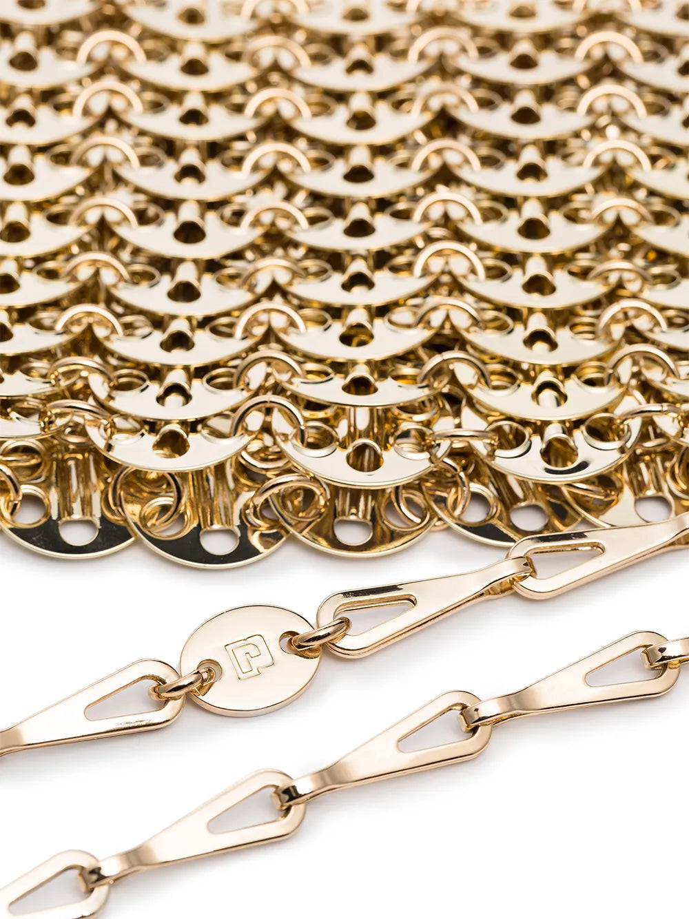 Iconic Nano Bag, Gold Metal Bag, Rabanne 1969 Bag, Metallic Handbag, Autumn Winter 2024