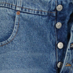 Image of High-Waisted Denim Jeans by Mm6 for Women - Season Autumn-Winter 2025 - Detail View 8