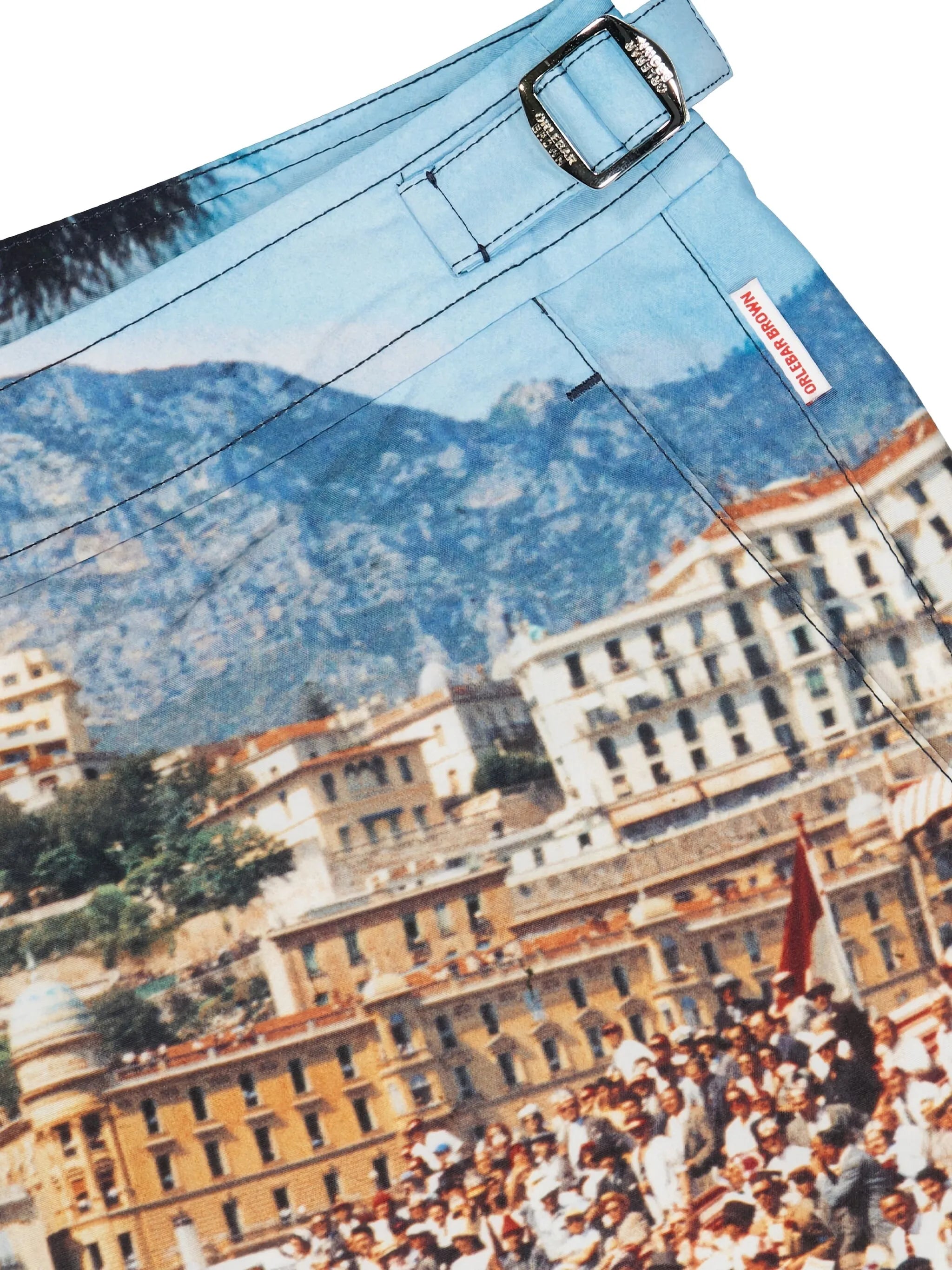 Imagen de los pantalones de baño Bulldog Monaco de Orlebar Brown para hombres - Temporada Otoño-Invierno 2023 - Vista modelo 2