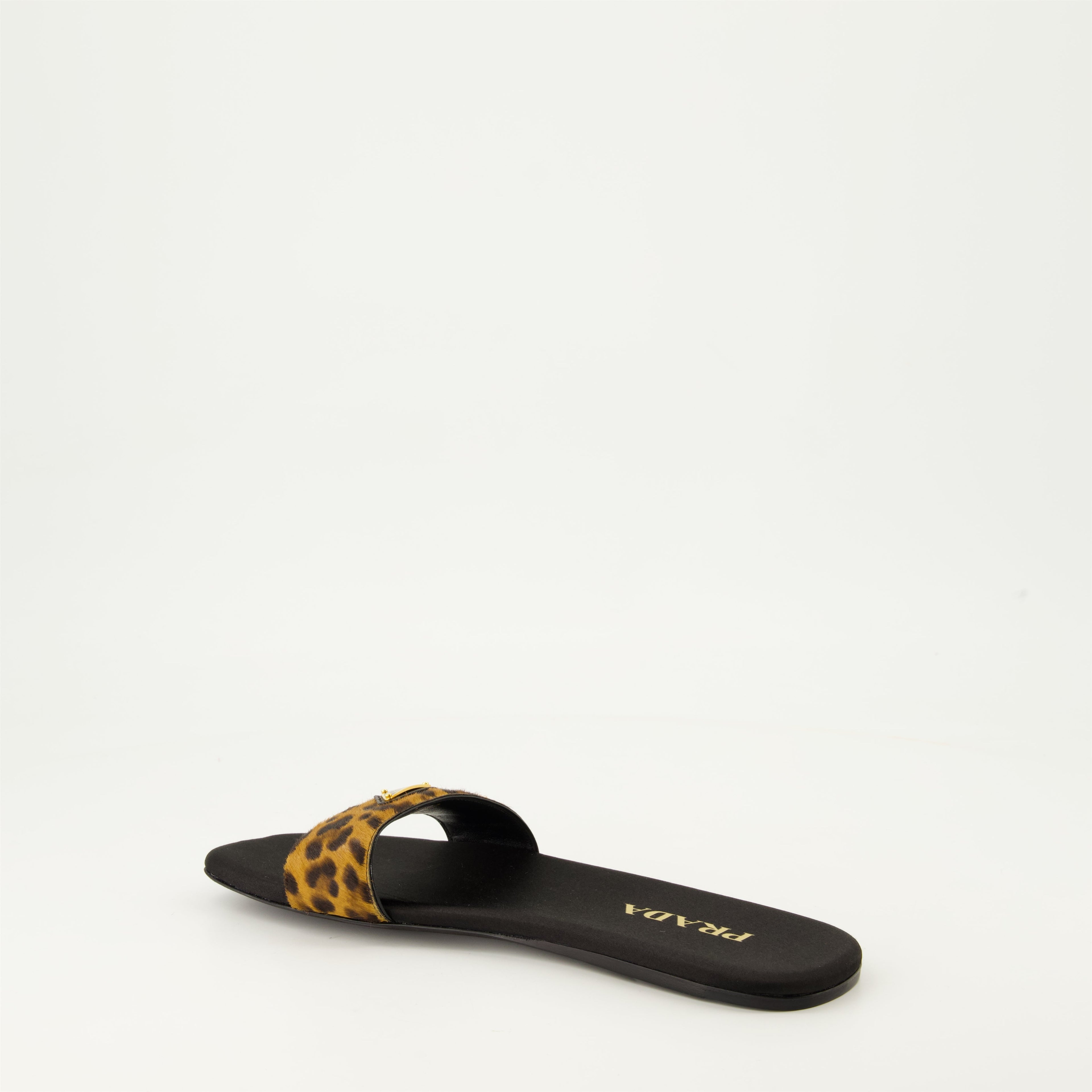 leopard velvet sandals, Prada sandals, open toe sandals, luxury footwear, autumn-winter collection