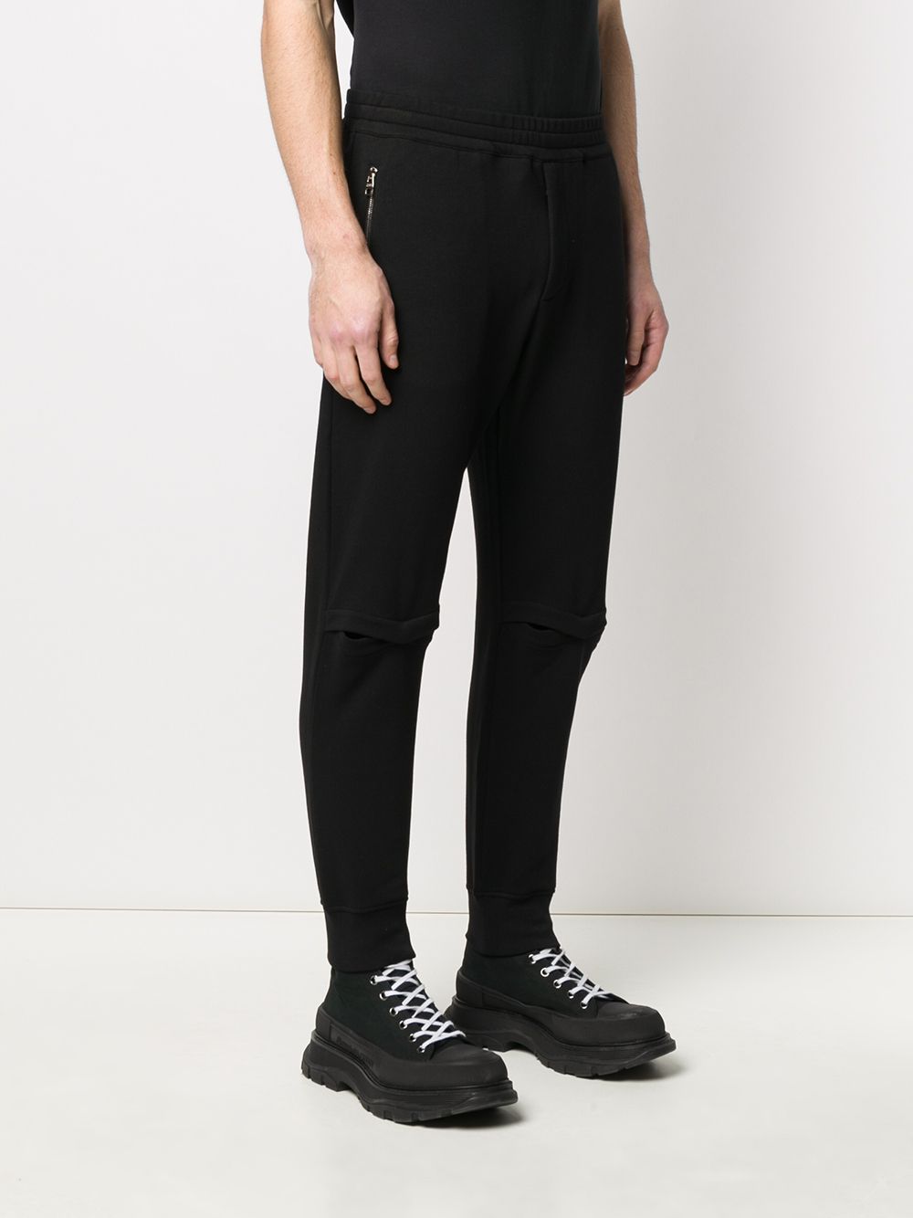 Alexander McQueen, jogging pants, black joggers, luxury menswear, designer activewear