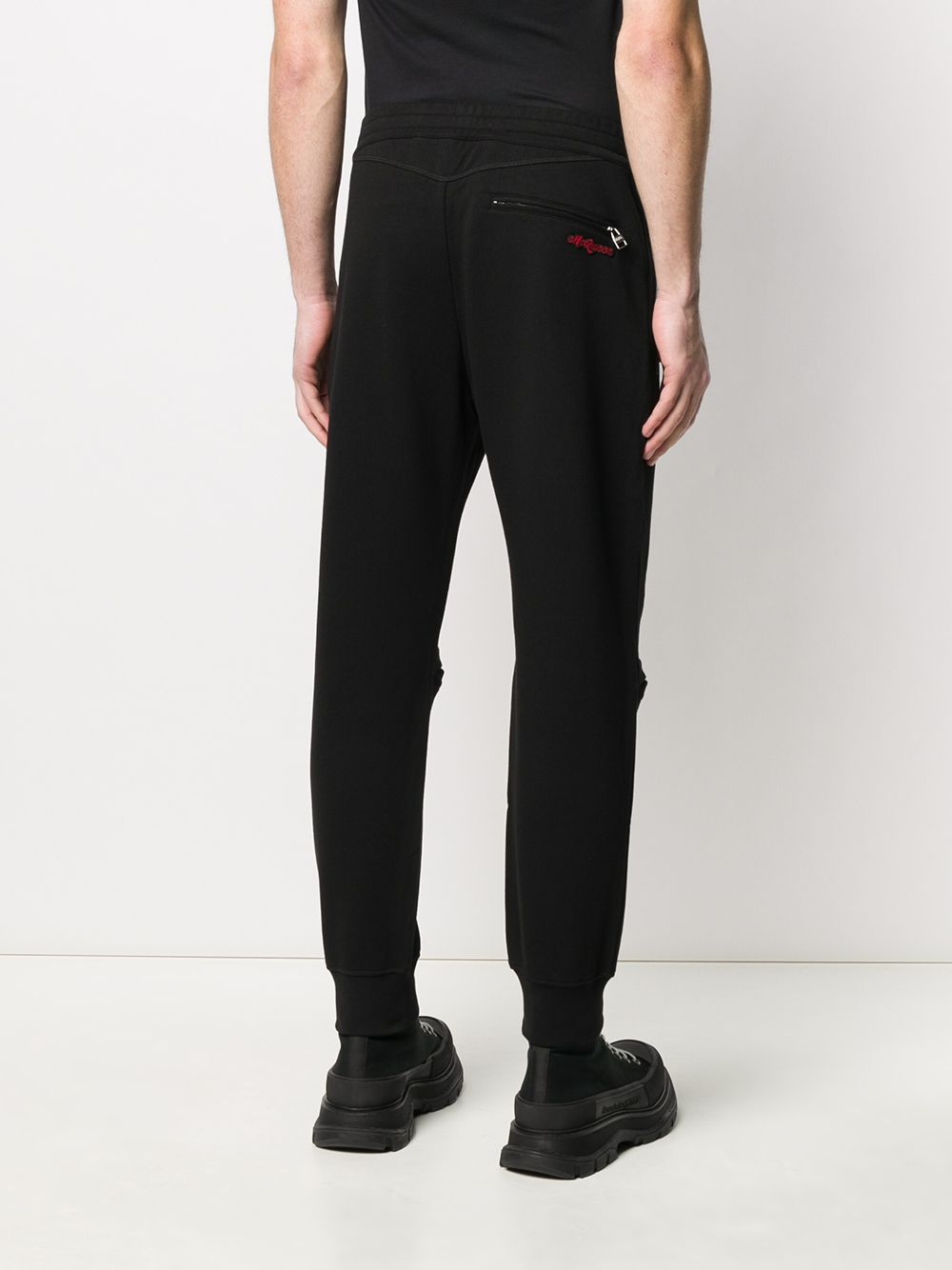 Alexander McQueen, jogging pants, black joggers, luxury menswear, designer activewear